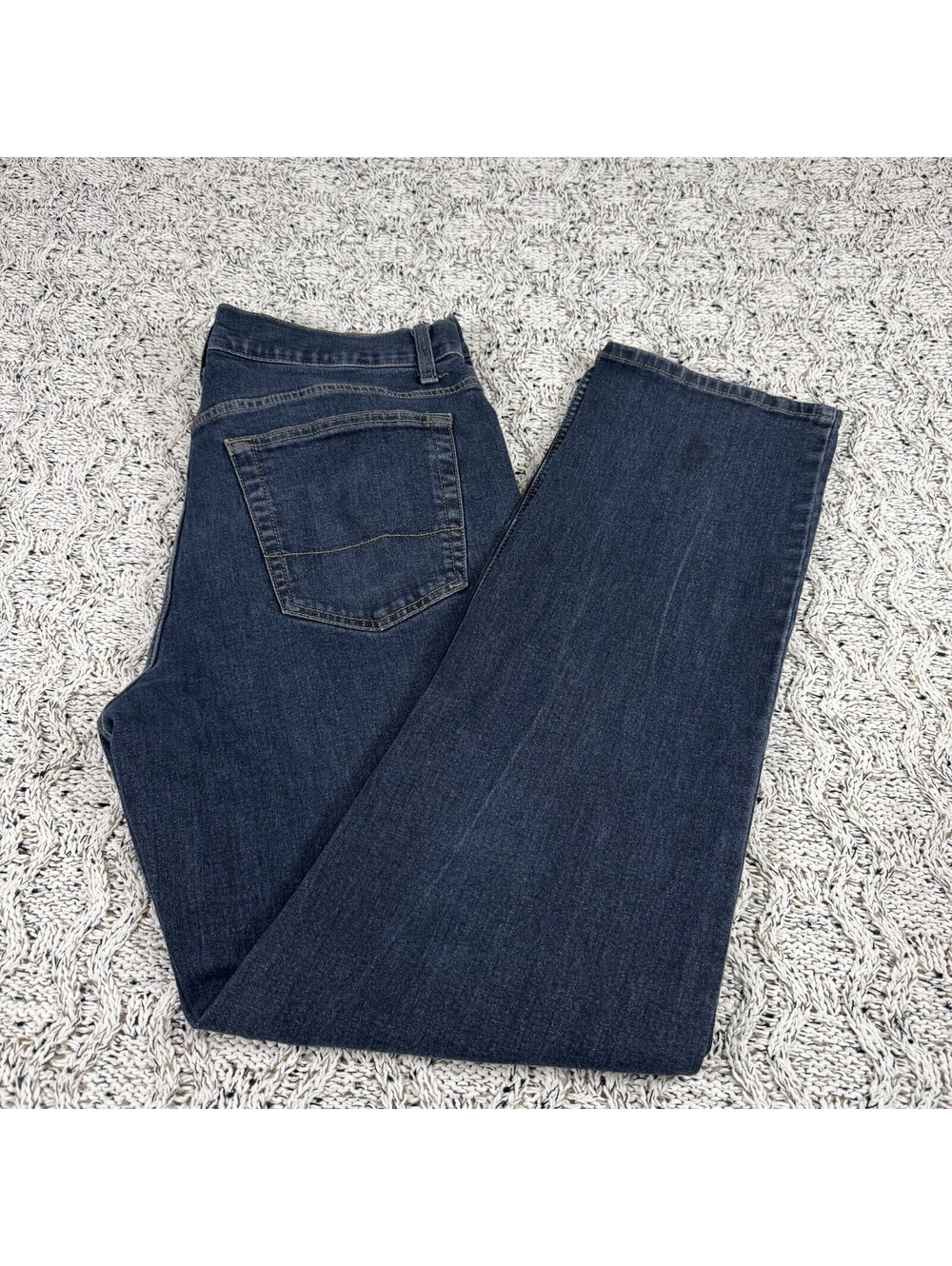 Falls Creek Relaxed Fit Jeans Men’s 36x32 Blue Denim Straight Leg Casual Pants